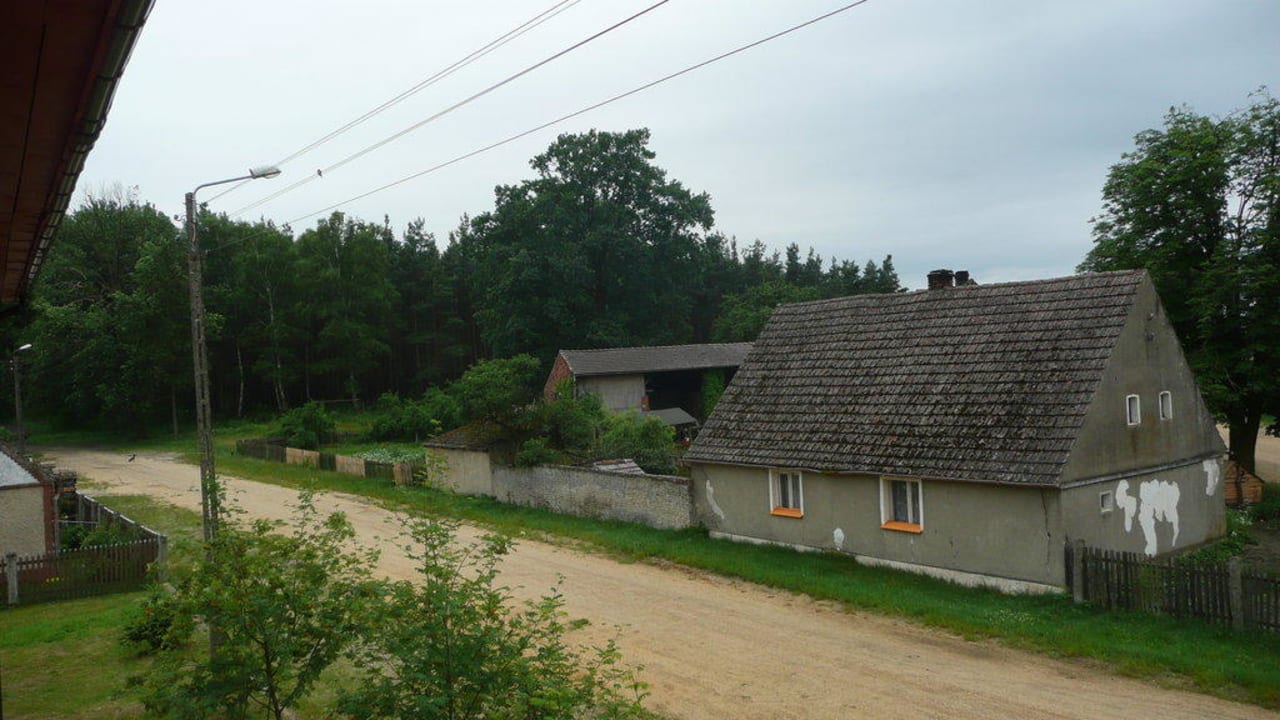 Blick zur Strasse Center Hotel Bronkow
