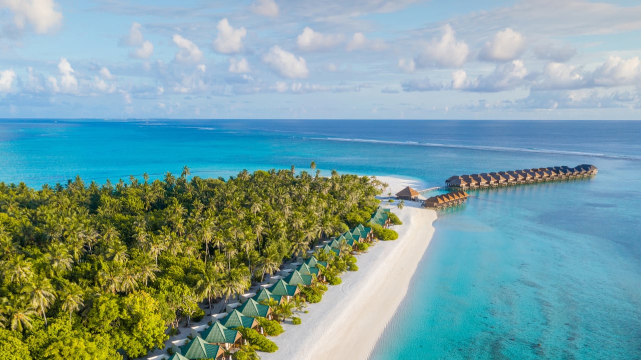 Außenansicht Meeru Maldives Resort Island