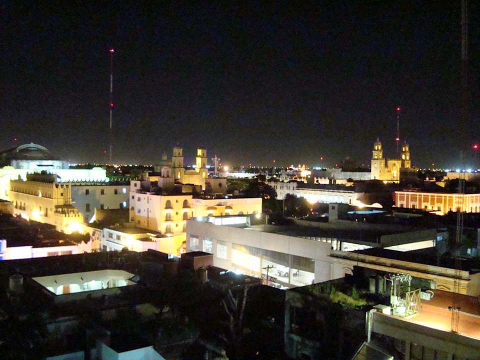 Aussicht vom Zimmer im 6. Stock Gamma by Fiesta Inn Mérida El Castellano