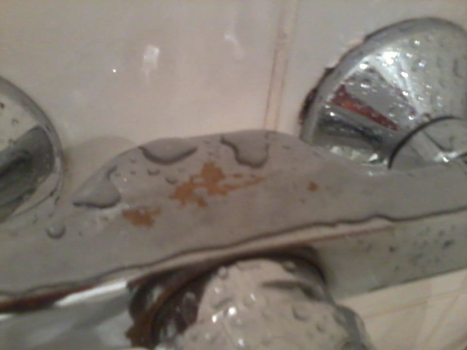 Rost an den Amaturen Strandhotel Ahlbeck