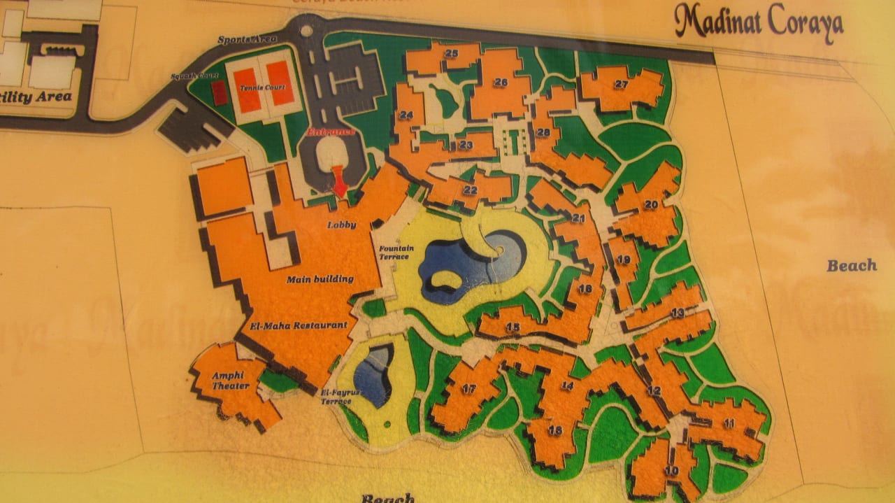 Plan der Anlage Steigenberger Coraya Beach - Adults only