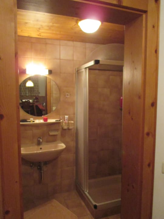 Badezimmer in der Ferienwohnung Hotel-Gasthof-Obermair