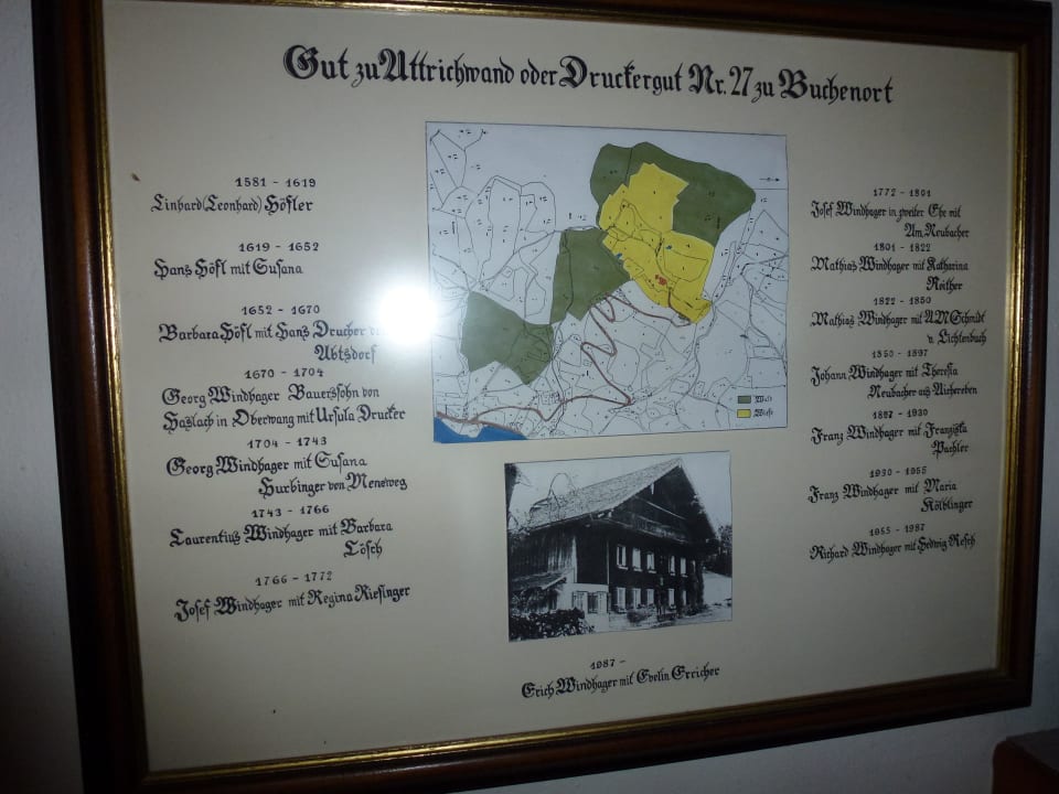 Seit 1581 ist der Hof in Familienbesitz Gasthof-Pension Druckerhof