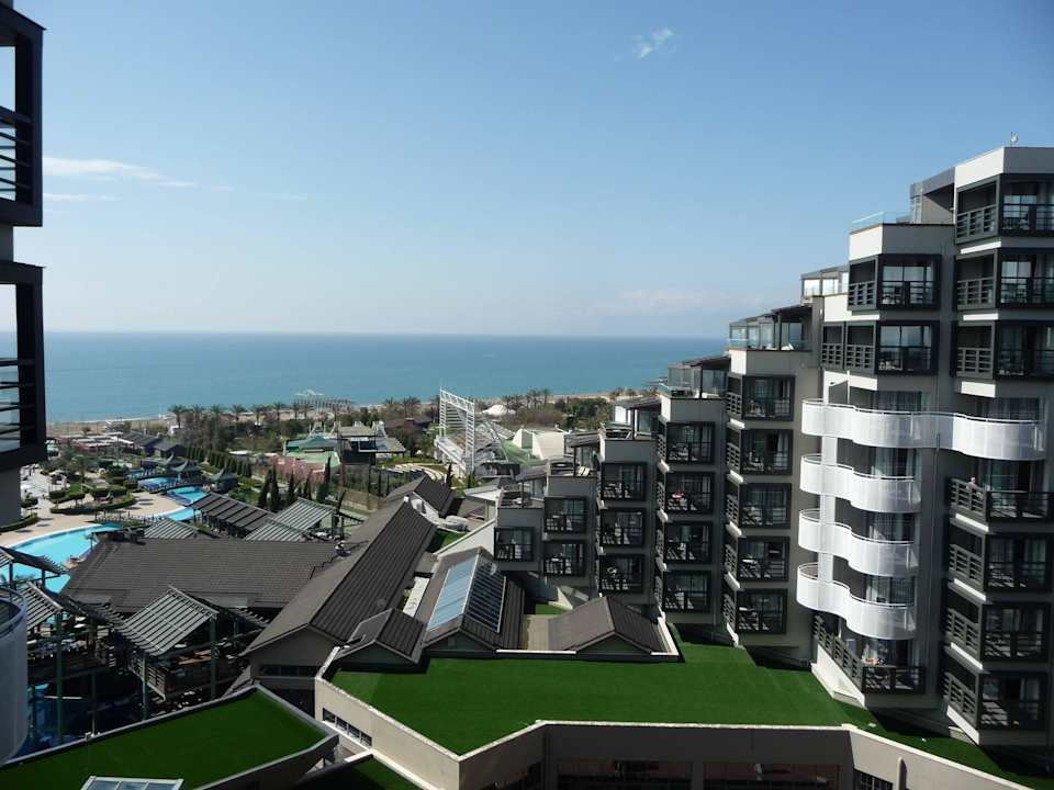 Blick vom Balkon aus Zimmer 1644 Limak Lara Deluxe Hotel & Resort
