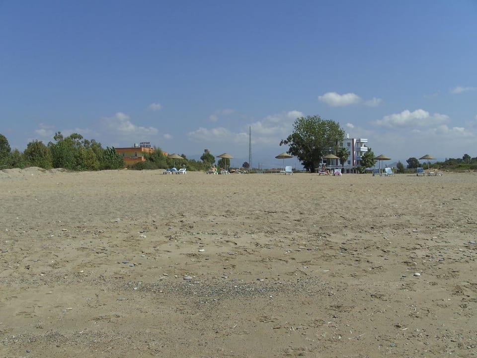 Strand, Hintergrund Hotel Skys Hotel