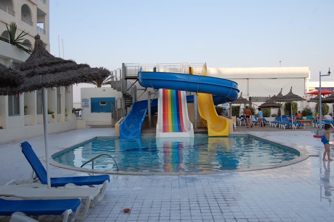Die 3 Rutschen waren nicht ständig geöffnet El Mehdi Beach Resort