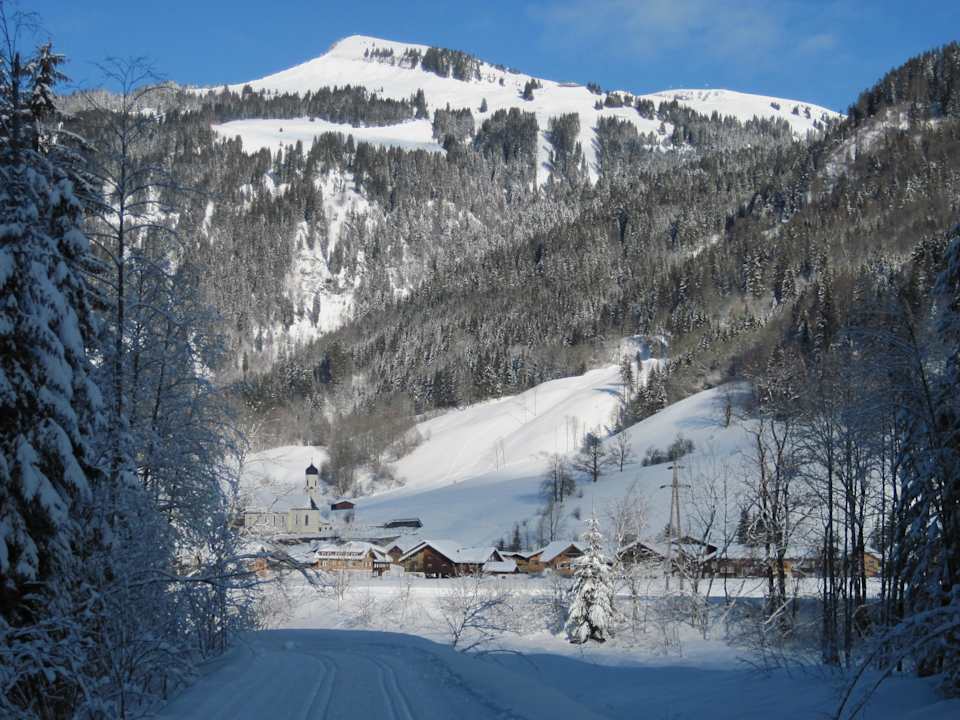 Blick auf Schoppernau Pension & Ferienwohnung Solaria