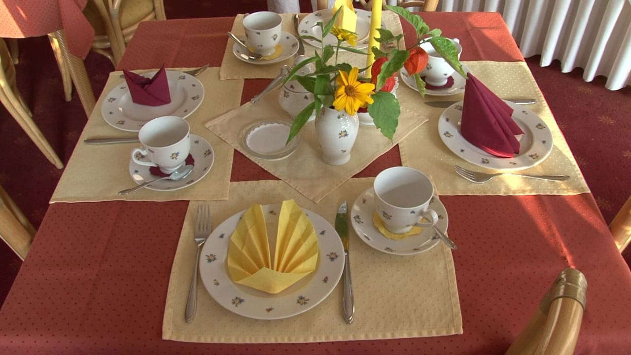 Frühstückstisch Hotel de Schün