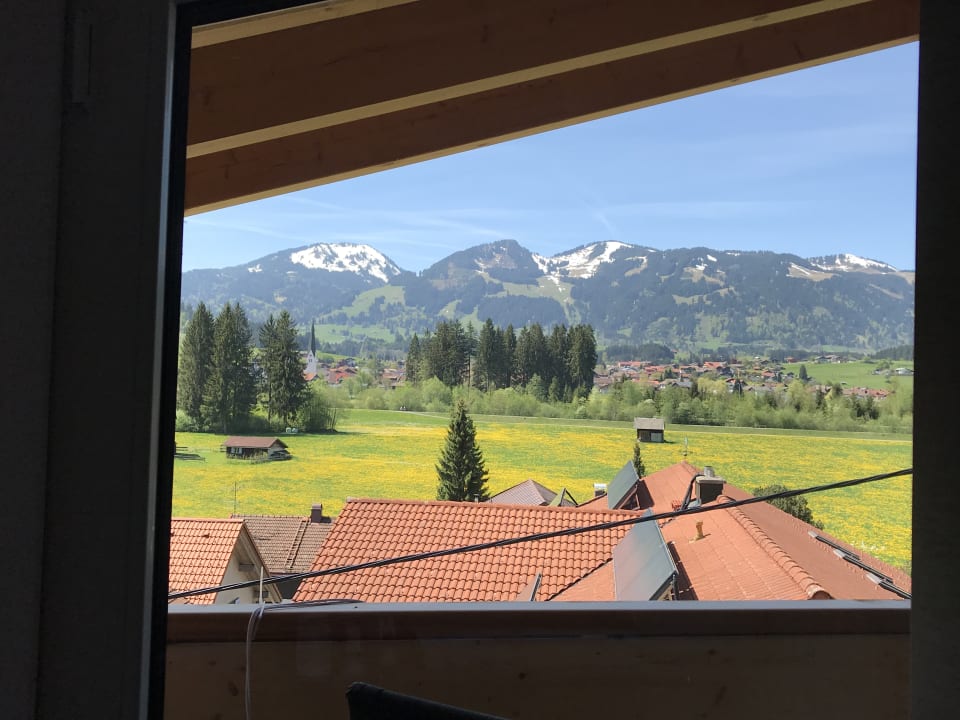 Ausblick vom Zimmer  bichl 761