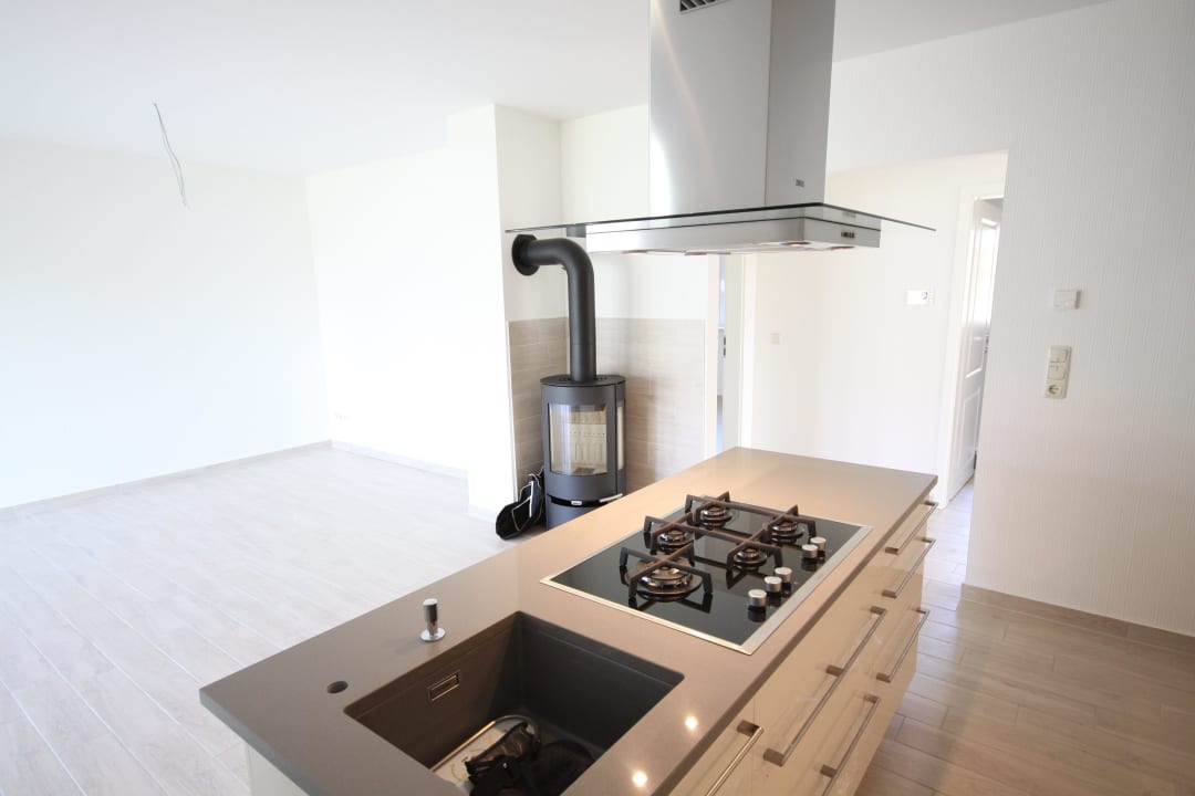 Der Küchenblock in Bau, Mai 2012 Haus Frantje