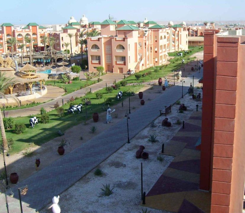 Hotelanlage Aqua Vista nach Aqua Blue und Strand Pickalbatros Aqua Vista Resort - Hurghada