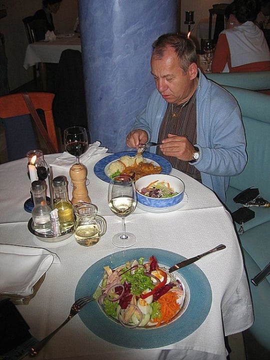 Das Abendessen - lecker Hotel Maestral