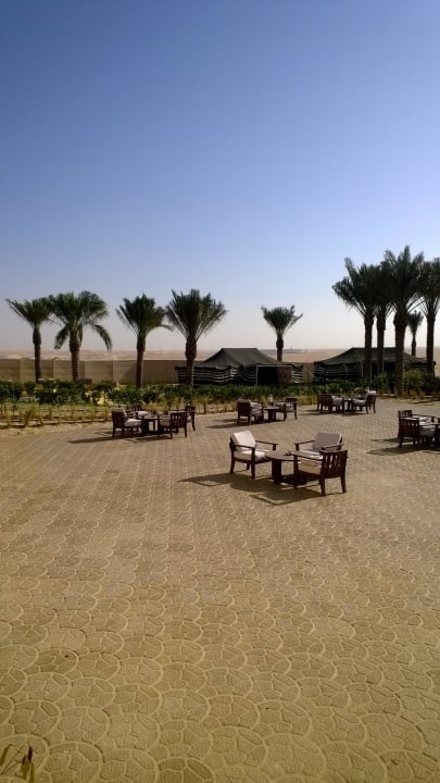 Barbereich Richtung Wüste Tilal Liwa Hotel