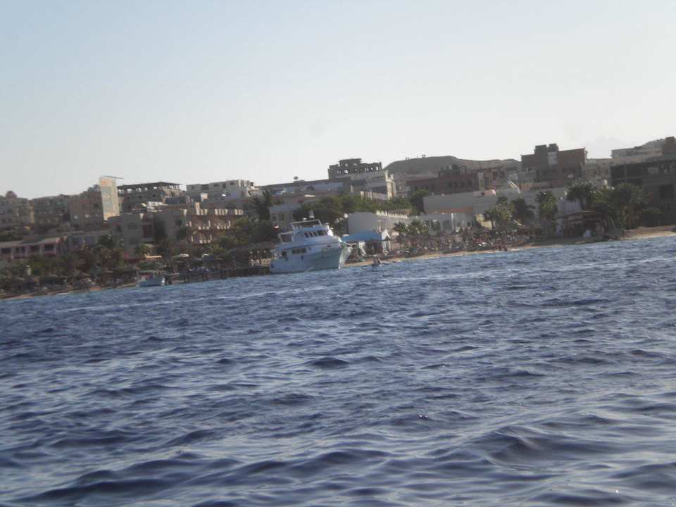 Blick auf den Strand Hotel Aqua Fun