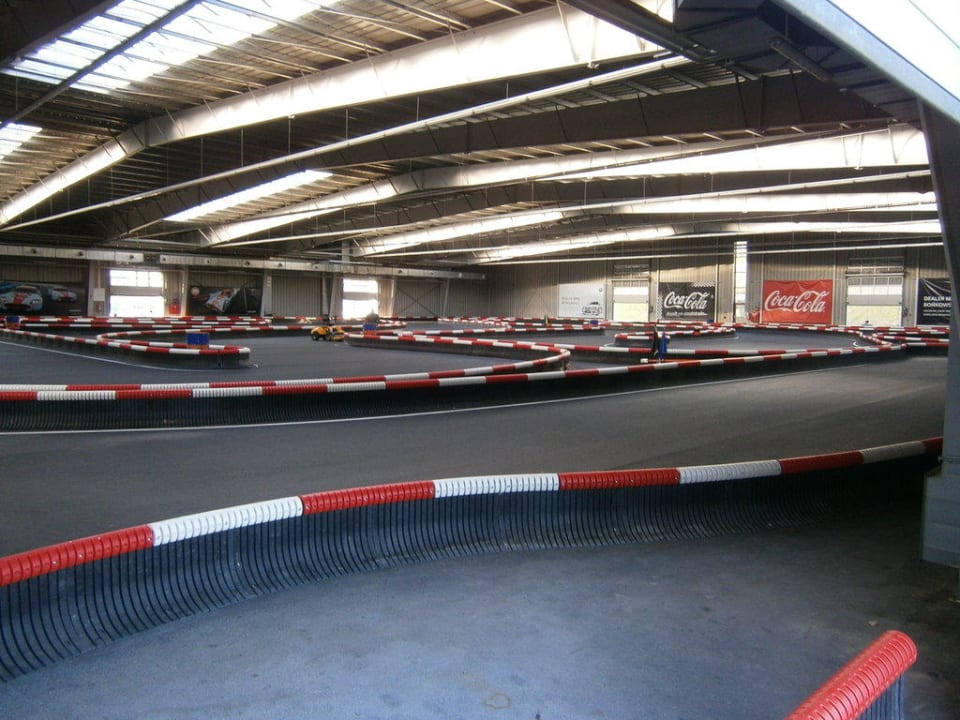 Gokart-Bahn des Hotels Silver Hotel & Gokart Center