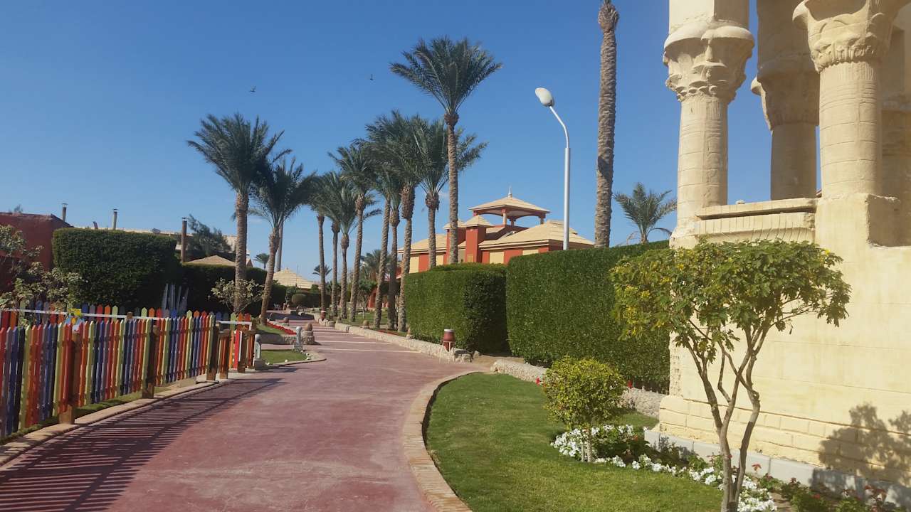 Gartenanlage Pickalbatros Alf Leila Wa Leila Resort - Neverland Hurghada