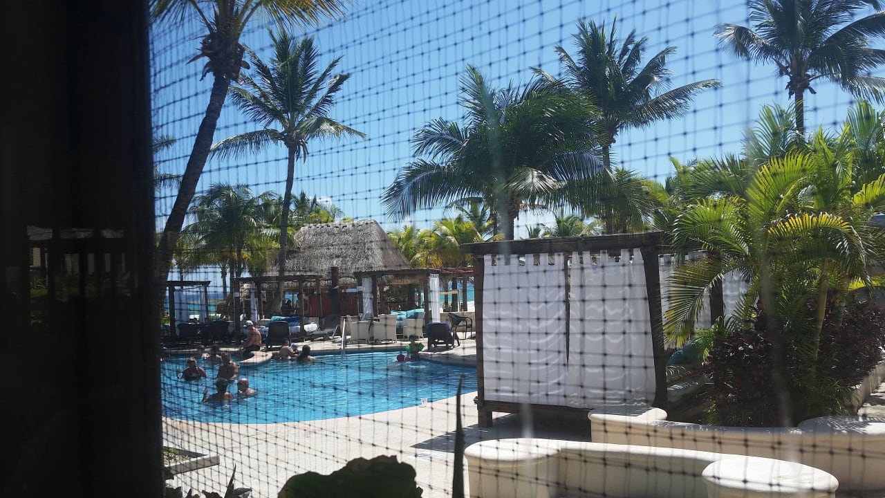 Vom Mediteranen Restaurant ein toller Blick Sandos Playacar Select Club Adults only - All Inclusive