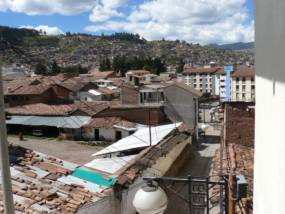 Widok z okna Taypikala Hotel Cusco