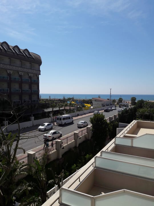 Aussicht vom Balkon Aydinbey Kings Palace & Spa