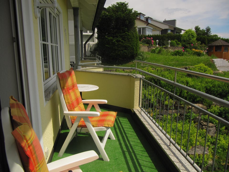 Balkon kleines Apartement FerienResidenz über'm See