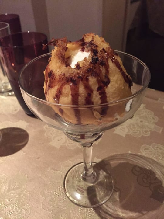 Gebackenes Eis beim Chinesen. Sehr lecker Premier Le Reve Hotel & Spa