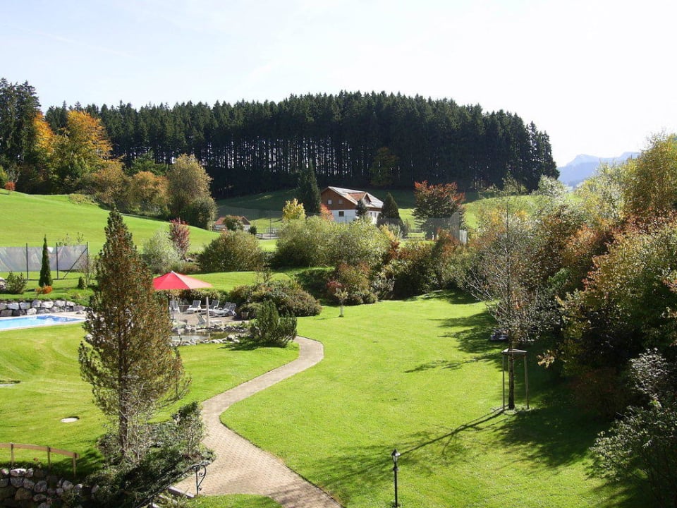 Blick vom Balkon Hotel Dein Engel