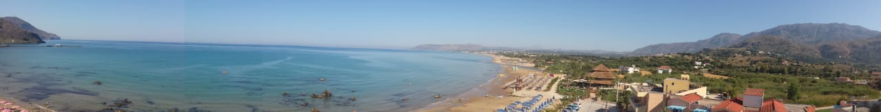 Panorama von der Dachterrasse nach rechts Hotel Corissia Princess