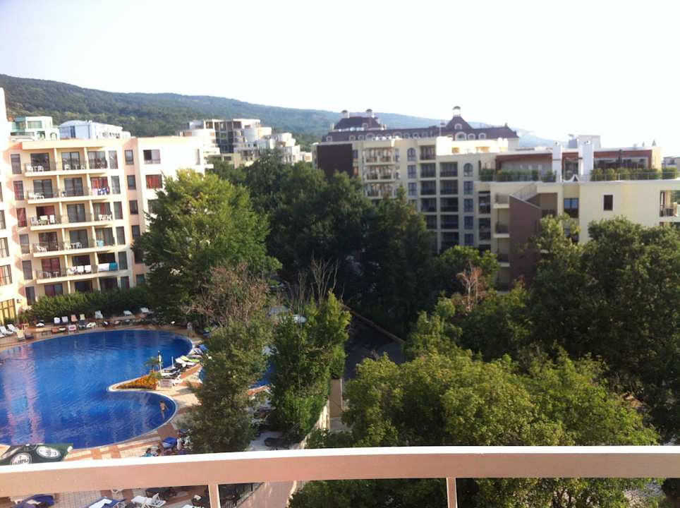 Ausblick auf das Nachbarhotel Hotel Erma