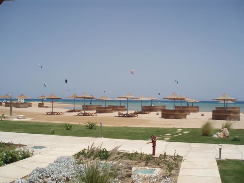 Ausblick von der Terrasse Shams Prestige Abu Soma-Adults Only