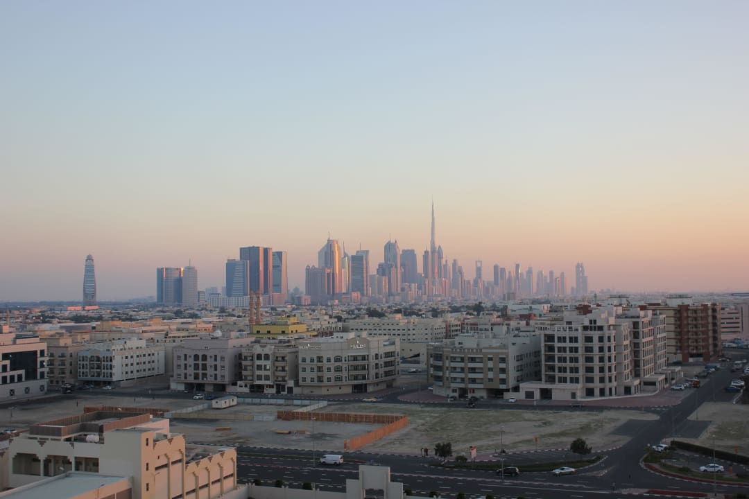Ausblick von der Dachterrasse The Canvas Hotel Dubai MGallery By Sofitel