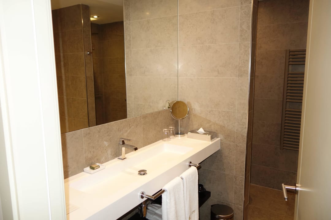 Bad im Doppelzimmer Hotel Can Alomar - Adults only