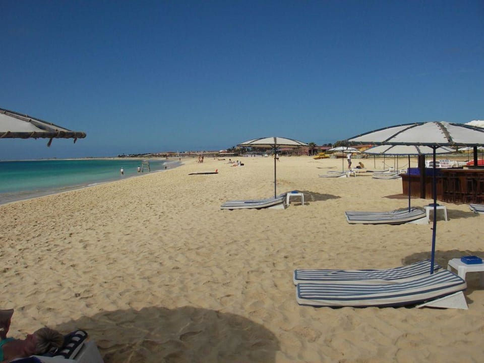 Hoteleigene Strandliegen Hotel Morabeza