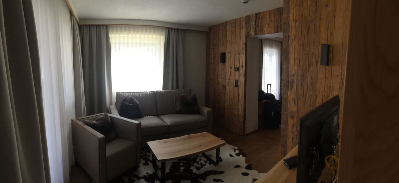 Wohnzimmer Vitalsuite Alpengasthof Grüner