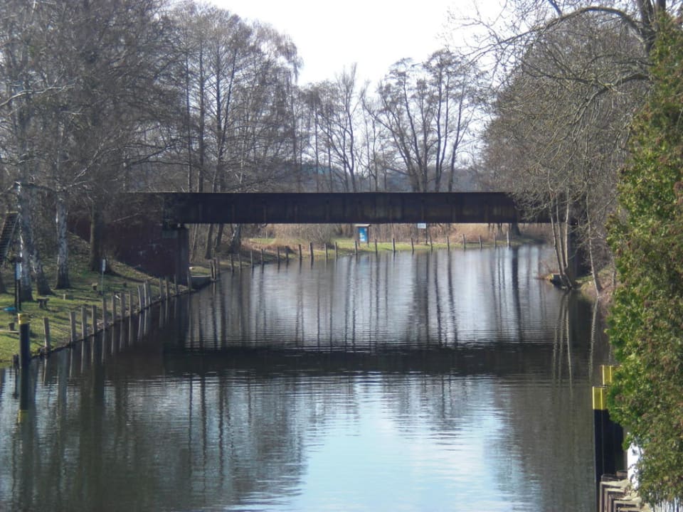 Blick zur Havelbrücke Hotel zum Löwen