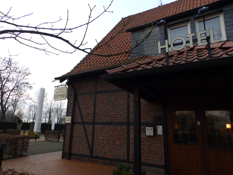 Hoteleingang Hotel Kloppendiek