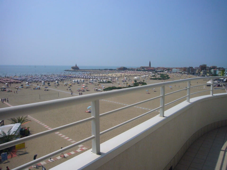 Blick vom Balkon Park Hotel Pineta