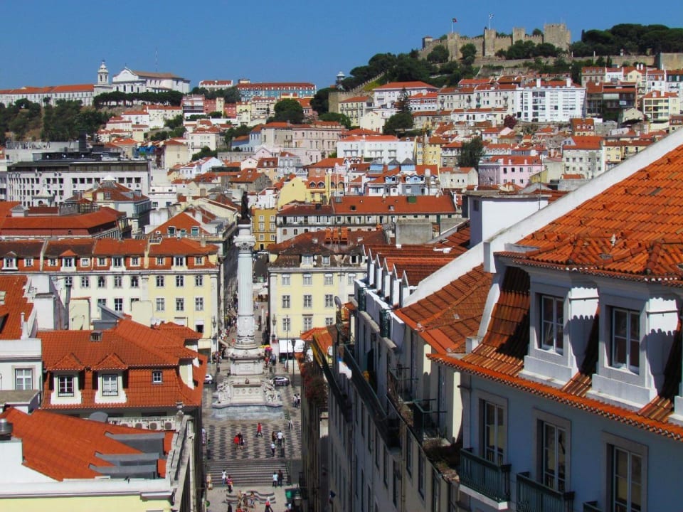 View from Rossio terrace room Casa Balthazar
