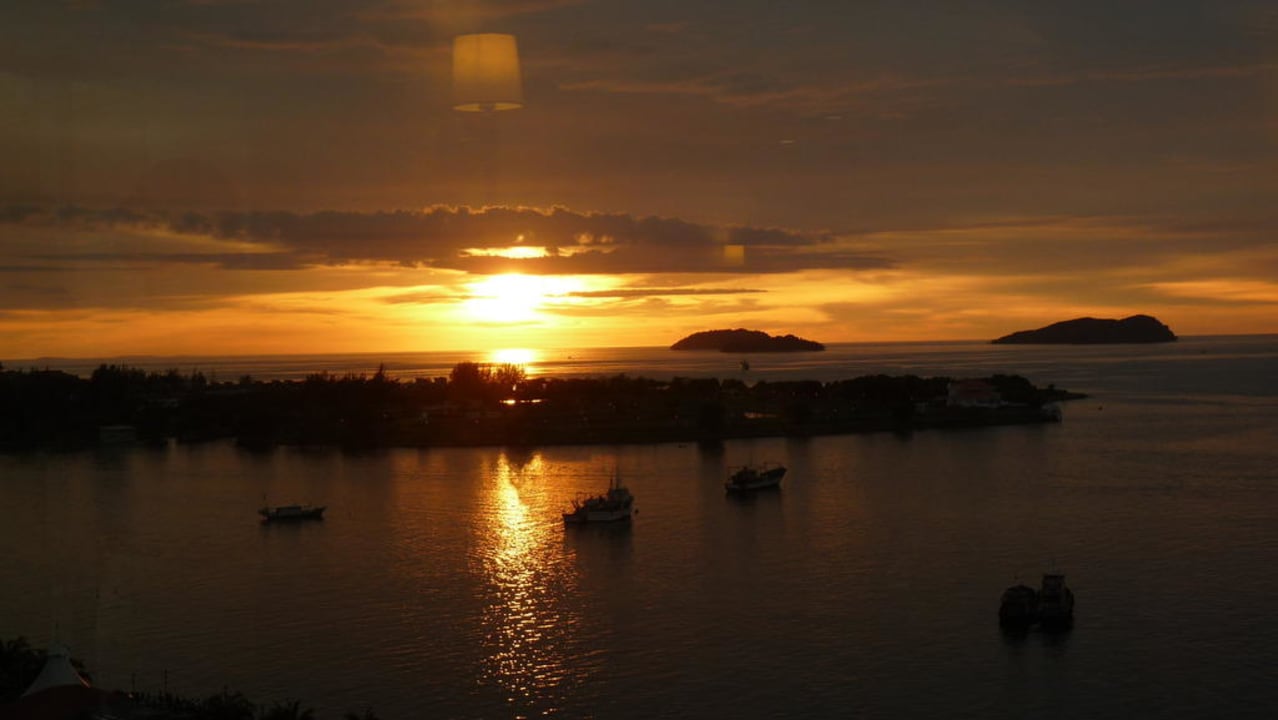 Blick aus dem Fenster Hotel Le Meridien Kota Kinabalu