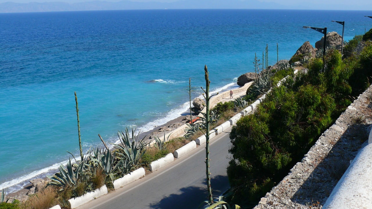 Widok z "platformy" do opalania Hotel Sirene Beach