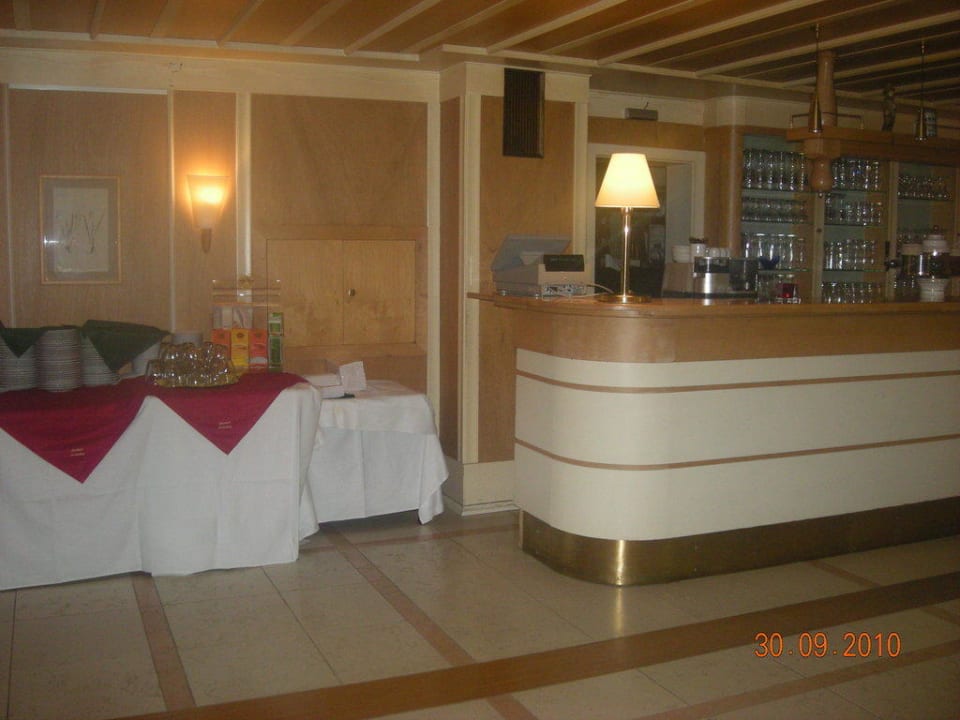 Bar im Restaurantbereich Landhotel Irschenberg