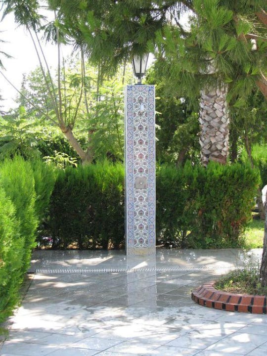 Dusche im Aquapark Ali Bey Club