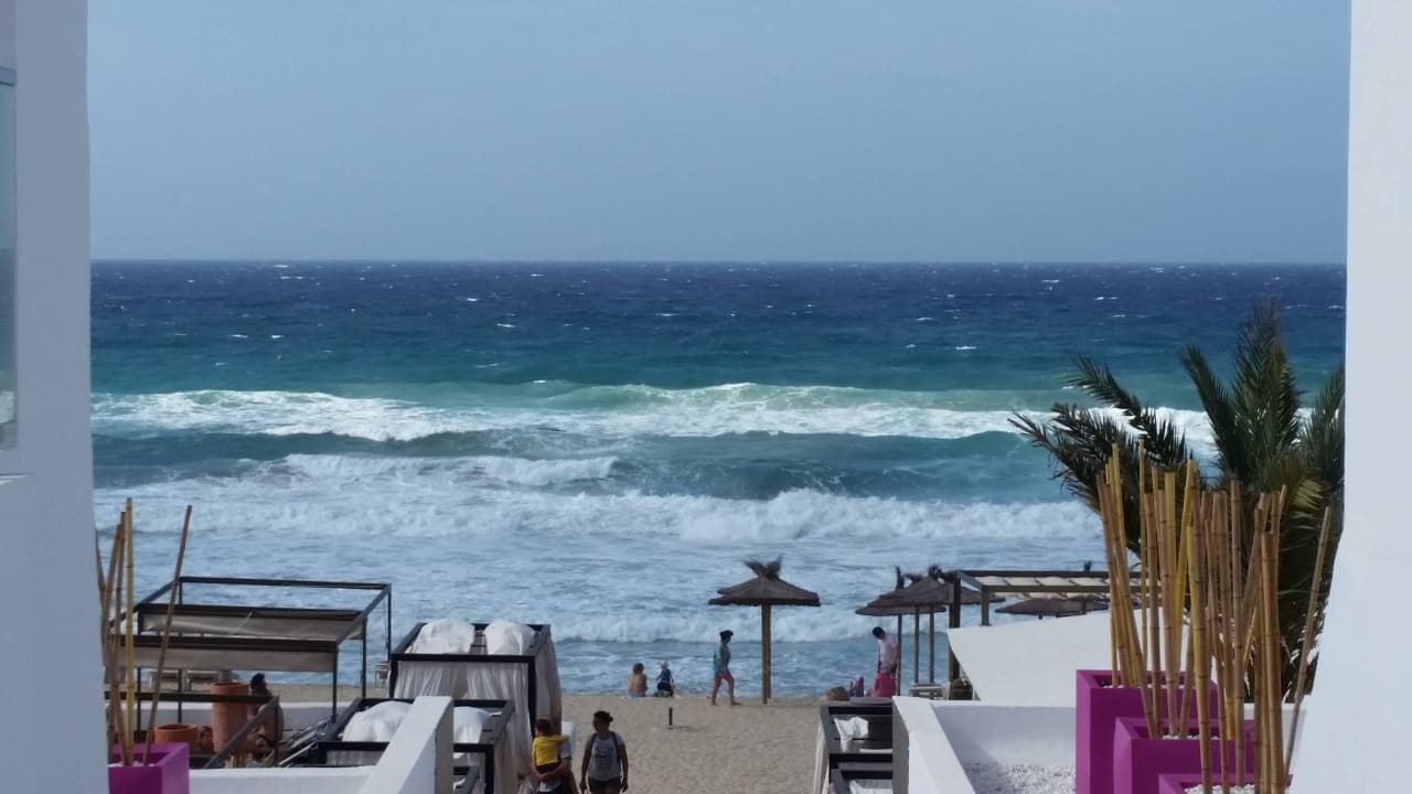 Blick von Außentreppe Hotel Riu Palace La Mola