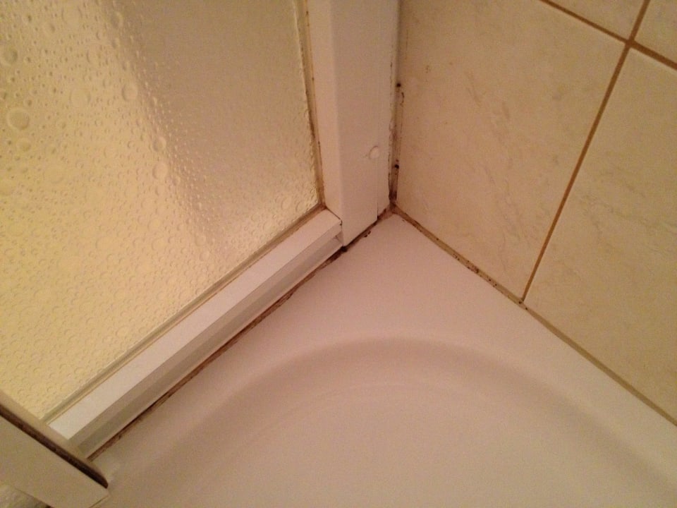 Schimmel in der Dusche Hotel Alte Mühle