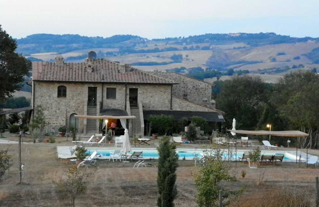 Abendstimmung im Casale Refoli Ferienwohnungen Casale Refoli