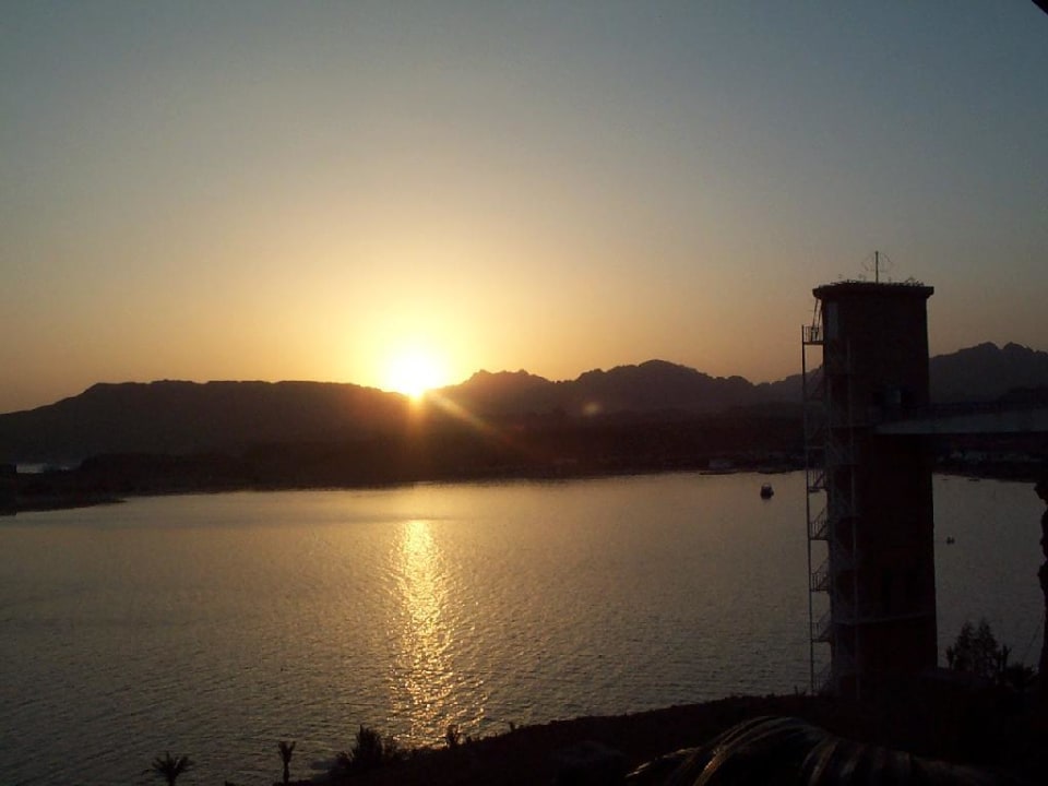 Sonnenuntergang vom Cafe Albatros Sharm Resort