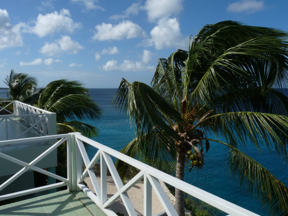 Ausblick von der oberen Terrasse Lagoon Ocean Resort