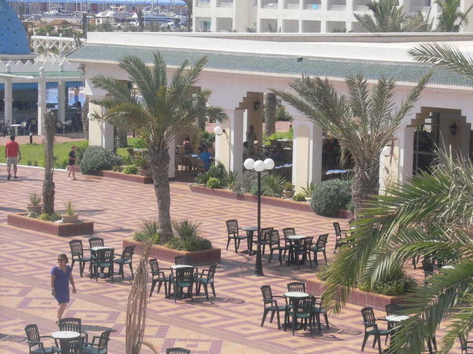 Ausblick aus unserem Zimmer Occidental Marco Polo