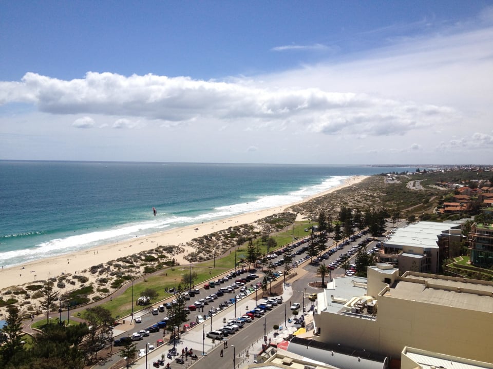 Ausblick vom Balkon  Rendezvous Grand Hotel Perth Scarborough