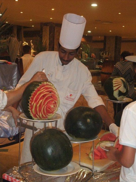 Viele 'live Acts' am Abend Riviera Aqua Park Resort