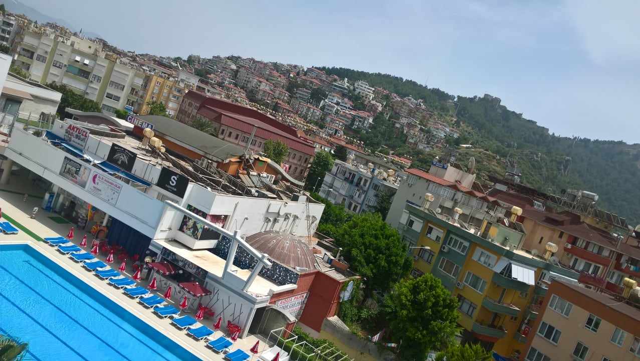 Ausblick Hotel Aslan City Kleopatra